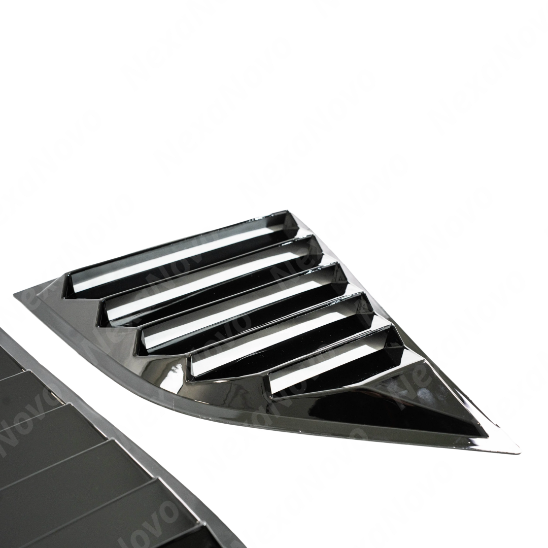 Side Quarter Window Louver Sun Shade Cover For Dodge Challenger (2015-2023) NexaNovo