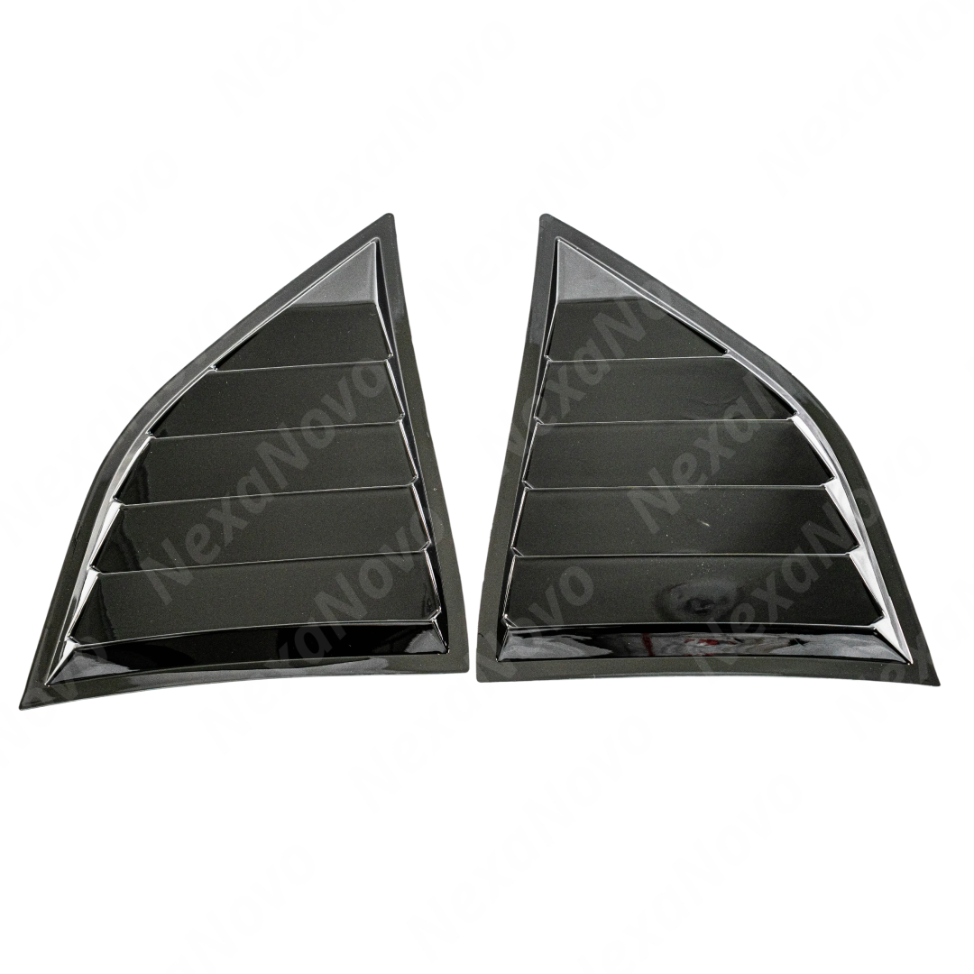 Side Quarter Window Louver Sun Shade Cover For Dodge Challenger (2015-2023) NexaNovo