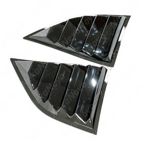 Side Quarter Window Louver Sun Shade Cover For Dodge Challenger (2015-2023) NexaNovo