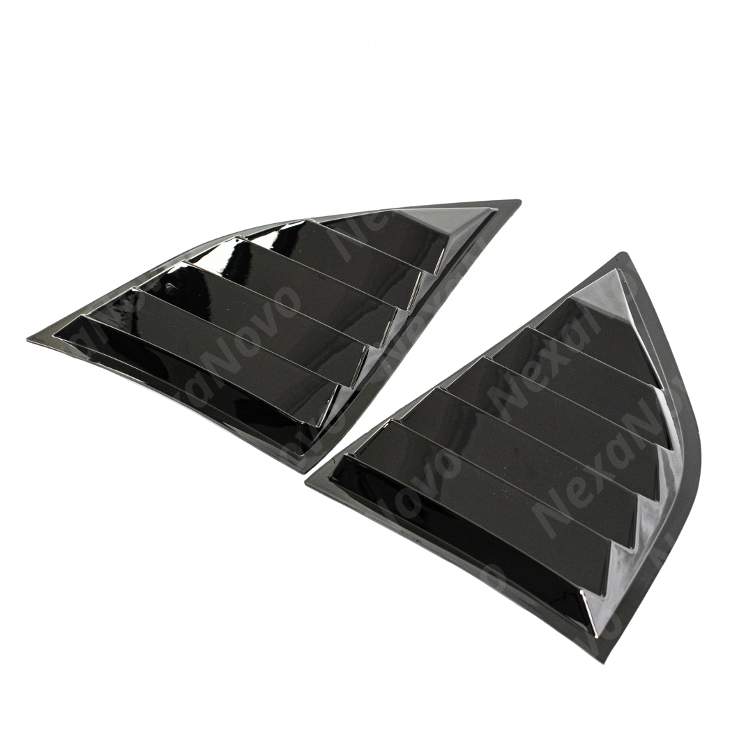 Side Quarter Window Louver Sun Shade Cover For Dodge Challenger (2015-2023) NexaNovo