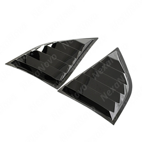 Side Quarter Window Louver Sun Shade Cover For Dodge Challenger (2015-2023) NexaNovo