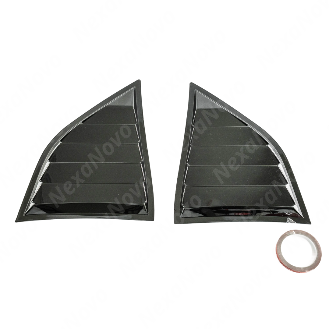 Side Quarter Window Louver Sun Shade Cover For Dodge Challenger (2015-2023) NexaNovo