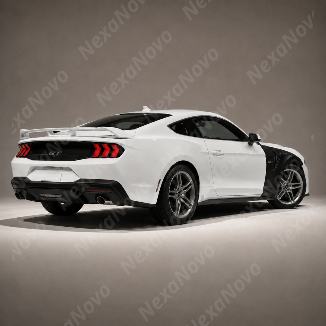 GTD-Style Stainless Steel Vented Front Body Fenders For Ford Mustang (S550) 2018-2023