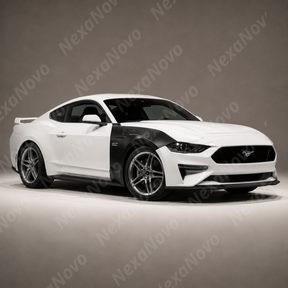GTD-Style Stainless Steel Vented Front Body Fenders For Ford Mustang (S550) 2018-2023
