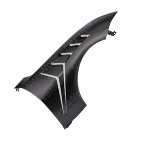 GTD-Style Stainless Steel Vented Front Body Fenders For Ford Mustang (S550) 2018-2023