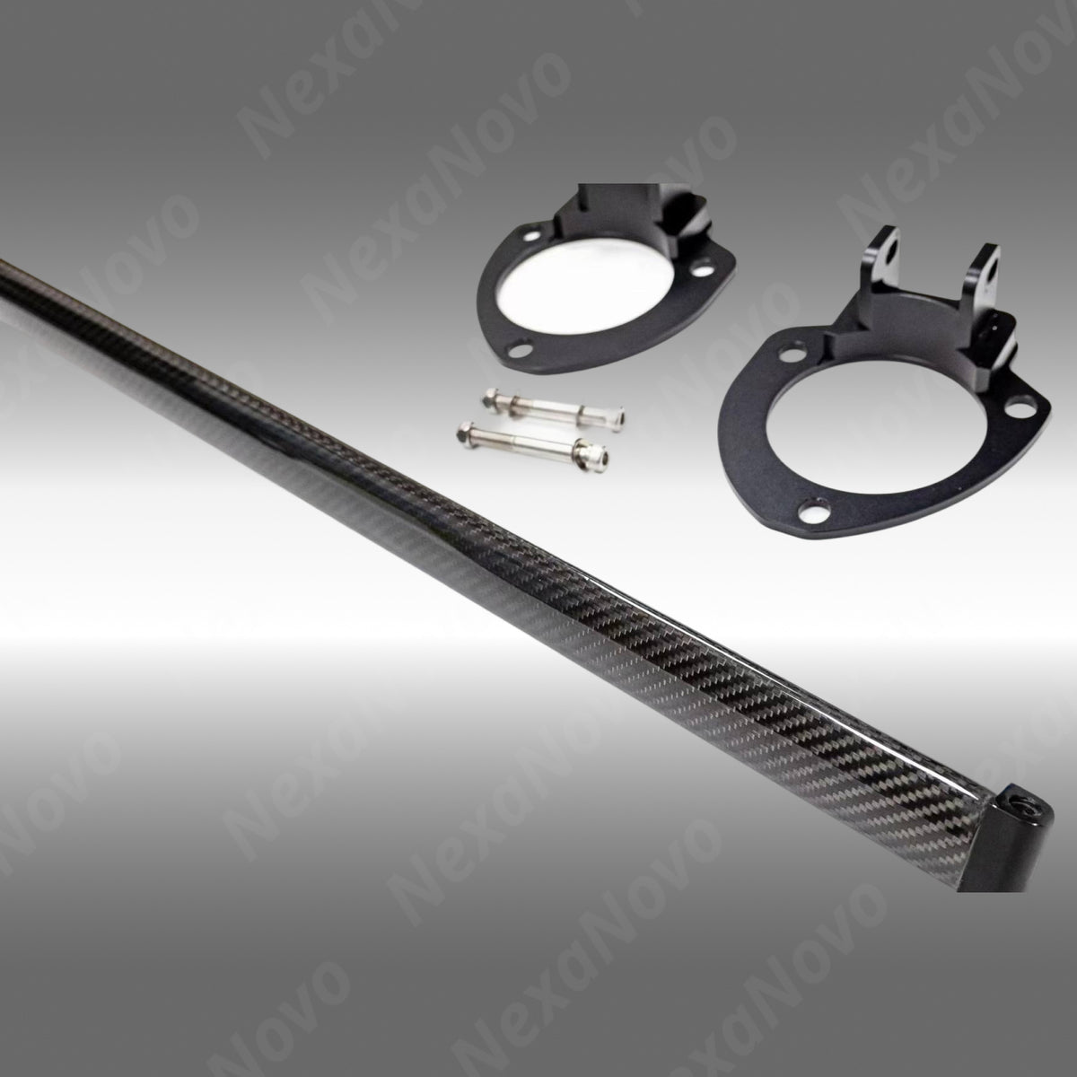 TCR Style Tuning Dry Carbon Fiber Front Strut Tower Top Brace Bar For FL5 Honda Civic Type R (2023–2025) NexaNovo