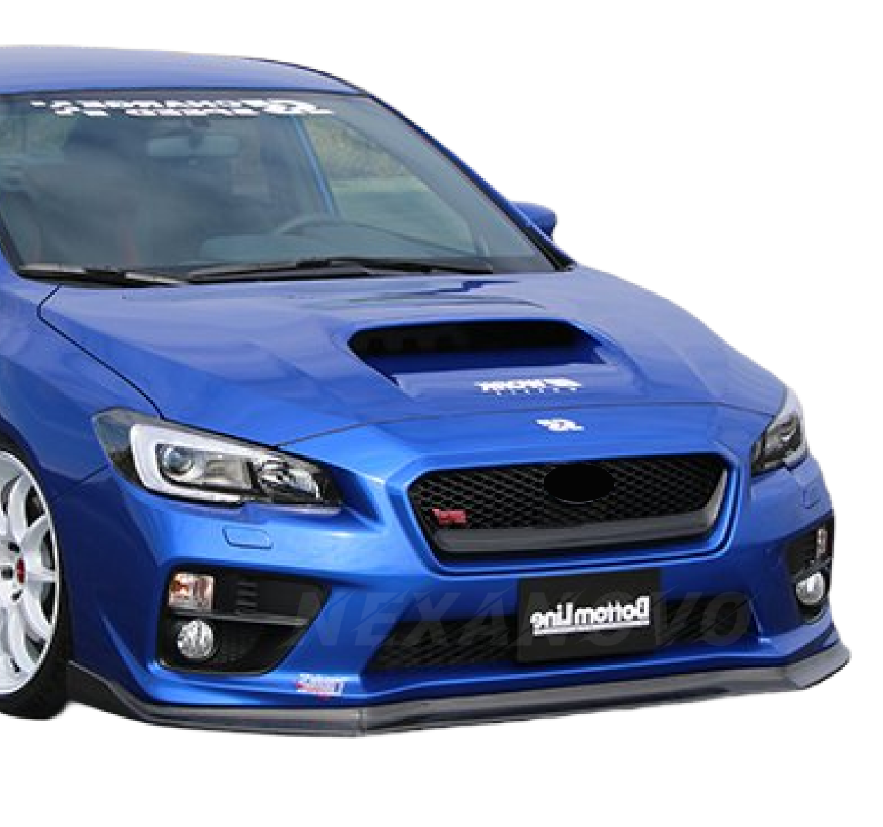 2019 Subaru WRX STI NexaNovo carbon fiber lower front air dam chin splitter kit