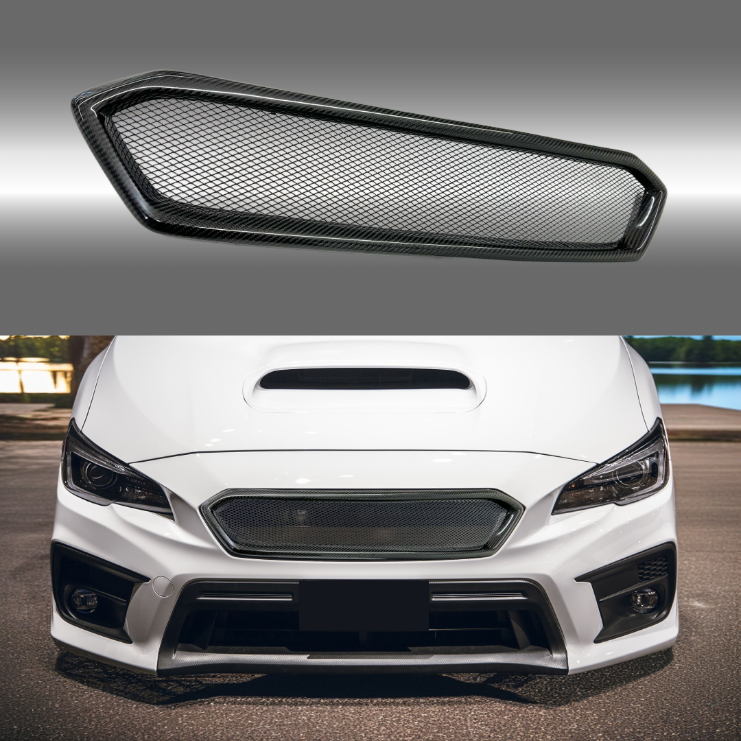 2018 Subaru WRX STI NexaNovo Carbon Fiber Front Grille Insert Assembly