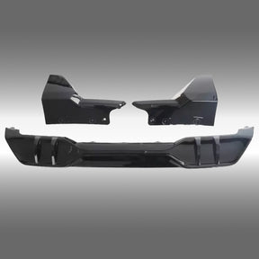 Gloss Black Rear Diffuser + Side Splitters Body Kit for BMW X5 (2019-2025) NexaNovo