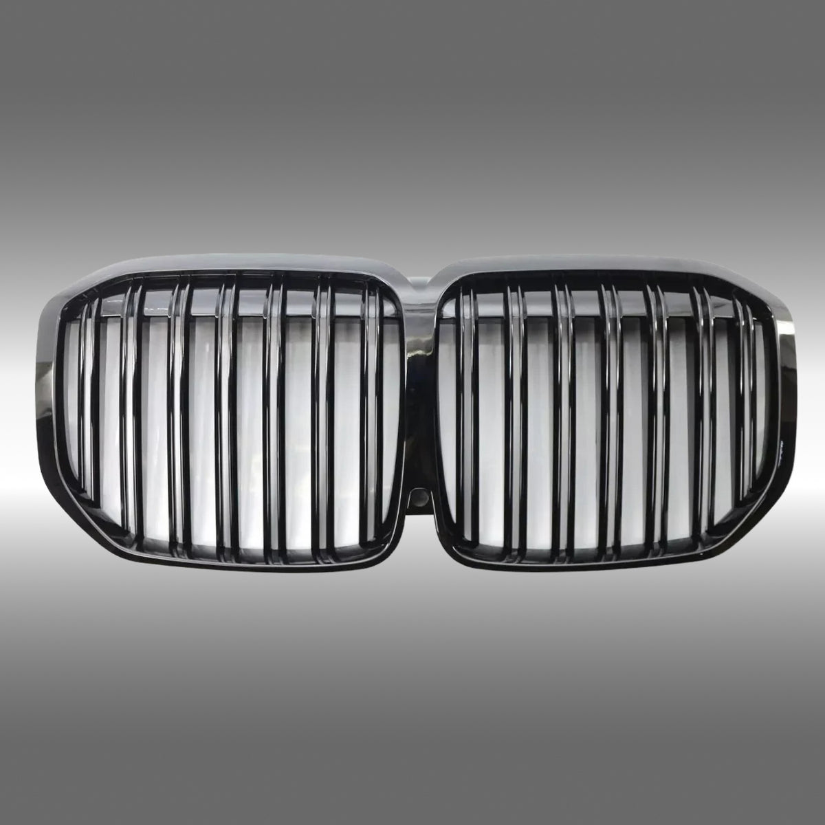 Gloss Black Front Bumper Kidney Grill Grille Double Line For 2019-2022 BMW G07 X7 NexaNovo