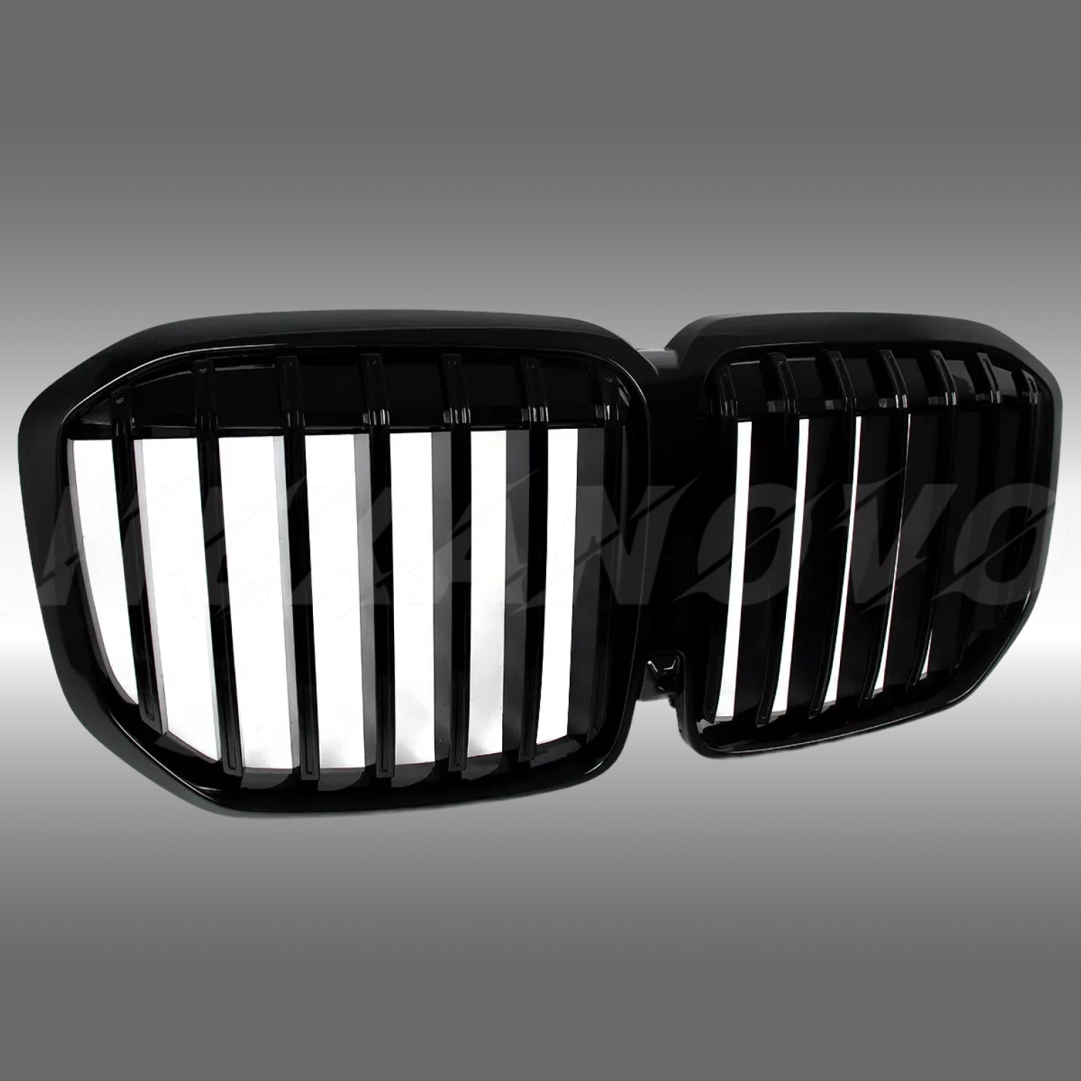 Gloss Black Front Bumper Kidney Grille For 2023-2025 BMW G07 LCI X7 NexaNovo