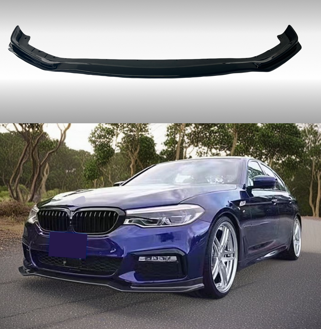 Gloss Black Front Splitter For BMW G30 LCI M Sport 2017-2020 NexaNovo