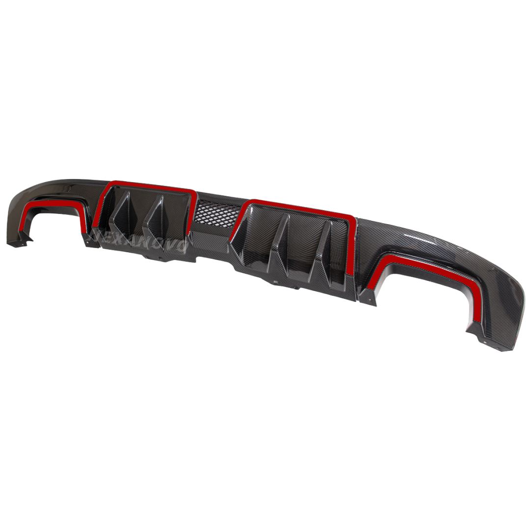 2015-2021 Subaru WRX STI Front Splitter Rear Diffuser