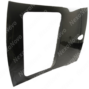 Uninstalled NexaNovo real carbon fiber roof top cover, top view