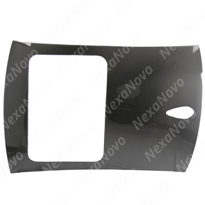 Rear view of uninstalled NexaNovo carbon fiber roof cover