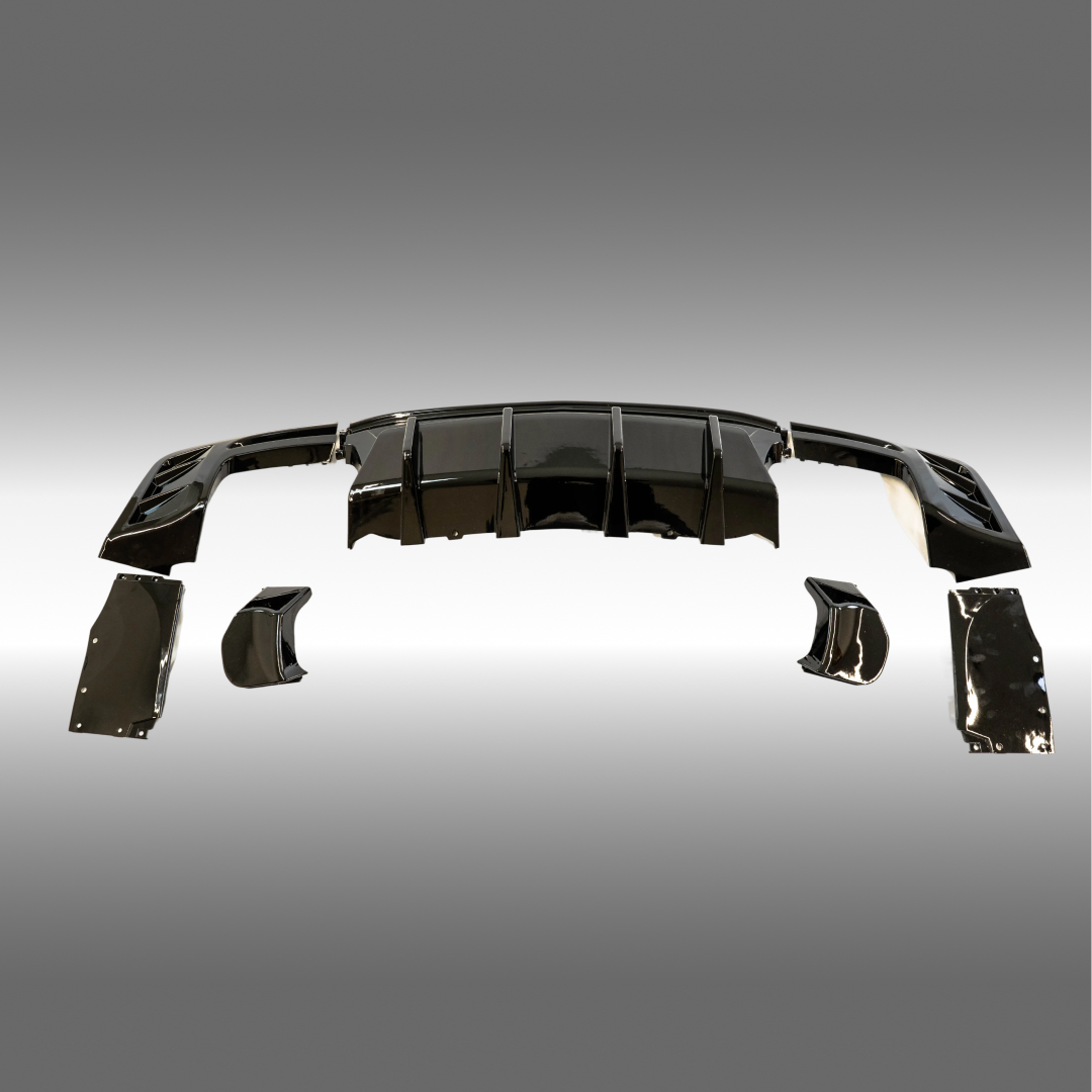 Carbon Fiber Print Rear Bumper Diffuser Lip Spoiler For Chevy Camaro 2016-2024 NexaNovo