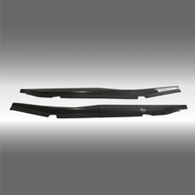 Z06 Style Carbon Fiber Print/Gloss Black side skirt Extensions Splitter For Chevrolet Corvette C7 2014-2019  NexaNovo