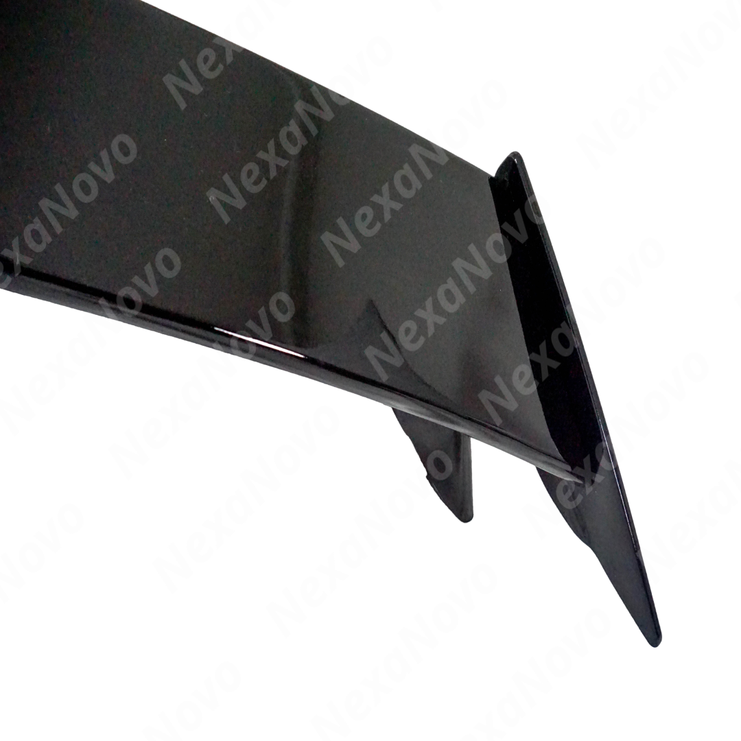 Precision fitment of NexaNovo roof lip spoiler wing on 2022 Chevrolet Corvette C8