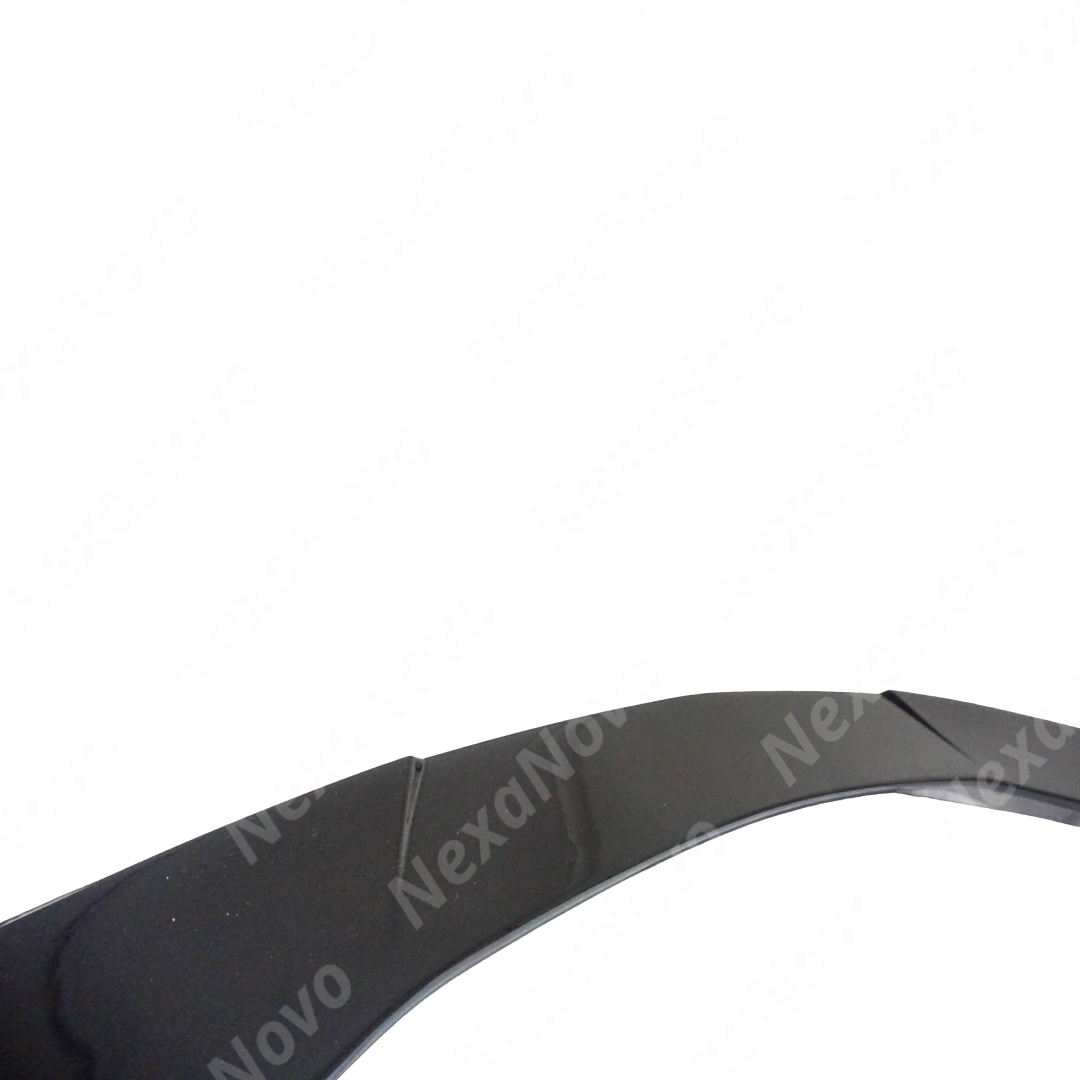 Durable ABS plastic material of NexaNovo C8 rear roof lip spoiler