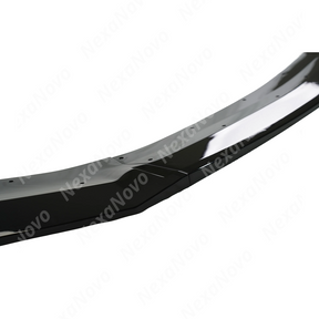 Gloss Black Front Bumper Lip Splitter For Ford Mustang EcoBoost/GT 2024-2026 NexaNovo