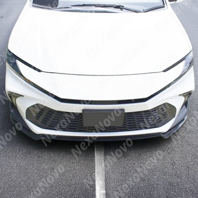  Toyota Camry in motion with NexaNovo front lip spoiler