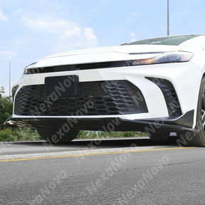 Detailed edges of the NexaNovo front splitter lip spoiler