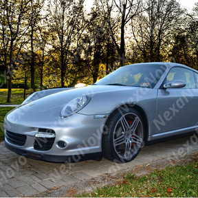 Porsche-911-997-Turbo-NexaNovo-BumperLip-Installed-FullCar