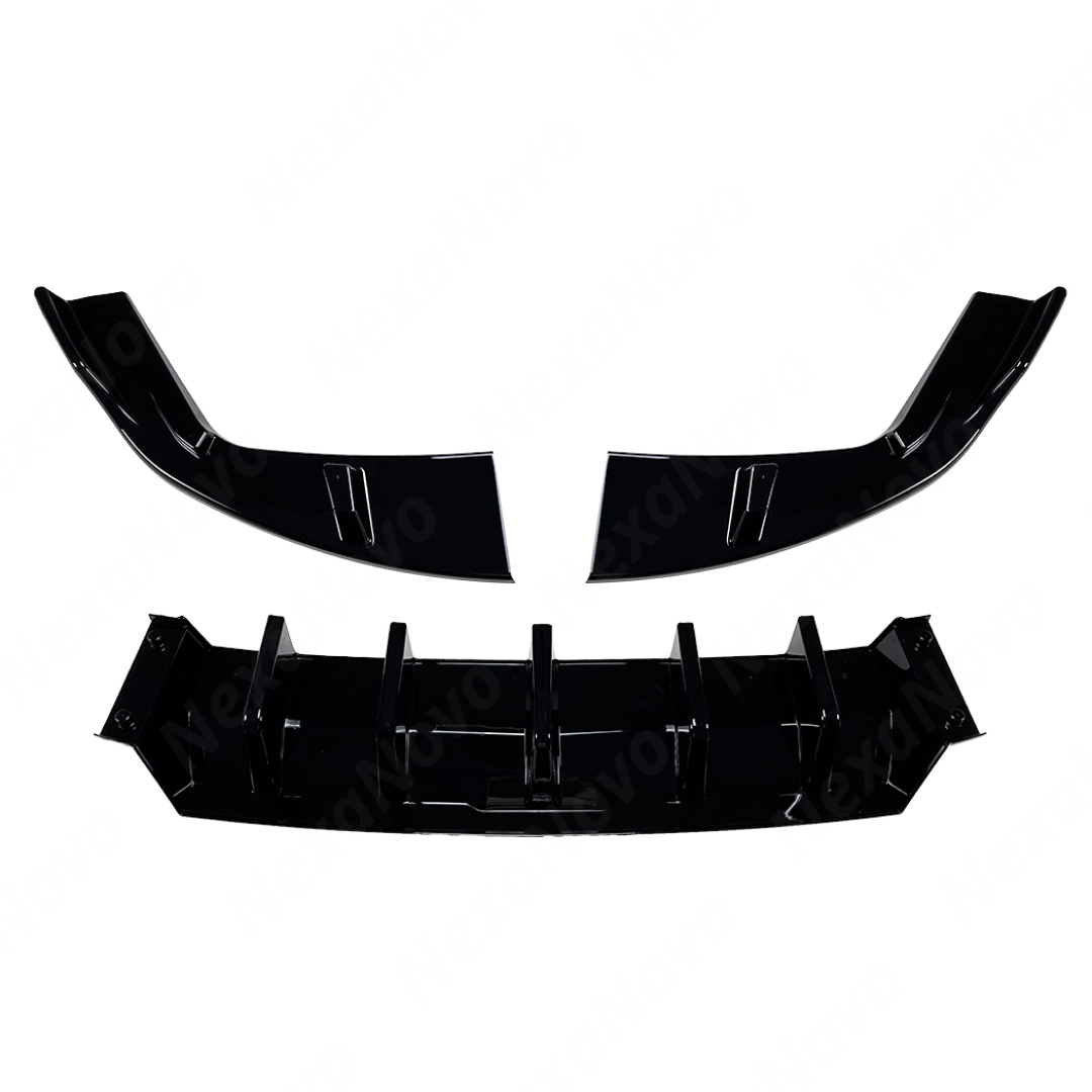 Standalone view of the uninstalled GT-style rear diffuser kit with central panel and mounting tabs.