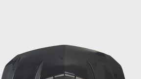 High-gloss NexaNovo carbon fiber V style vented hood cover for Cadillac CT5 2020-2026
