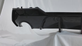 For 2021-2024 BMW G22 4 Series Rear Diffuser With Red LED Brake Light