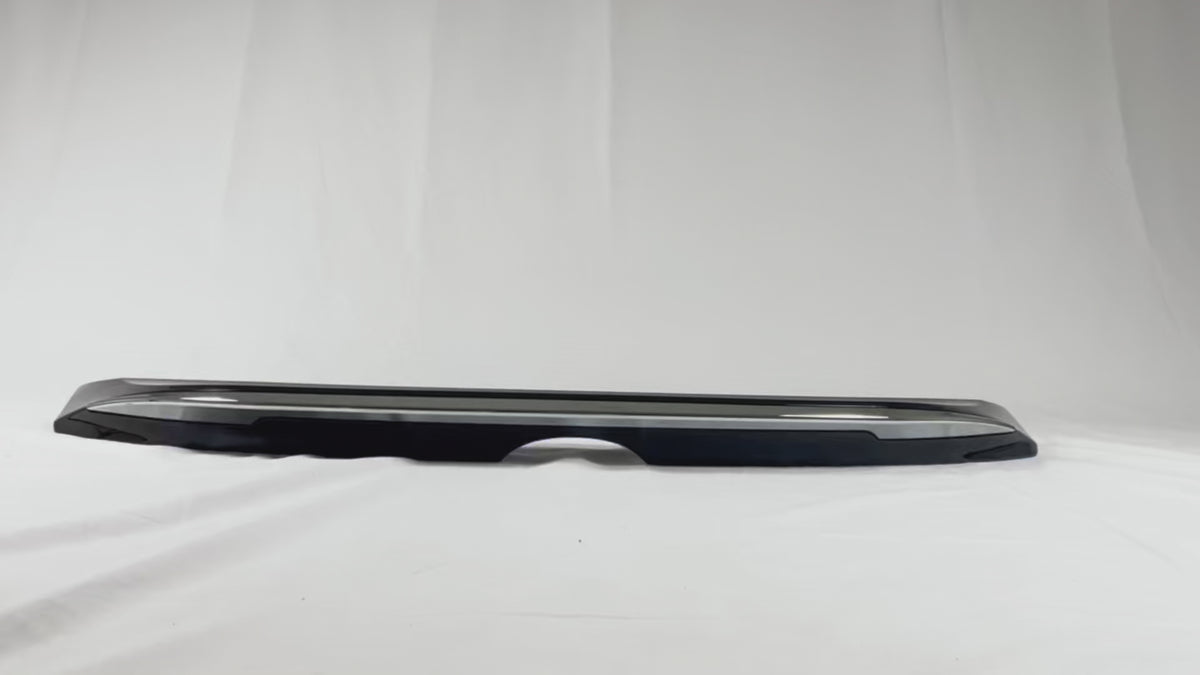 Toyota Camry Rear Trunk Spoiler Wing Gloss Black with Chrome Trim (2018-2024) NexaNovo