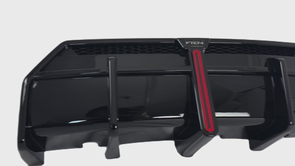 Uninstalled VTEN rear diffuser, showing top contours for G42