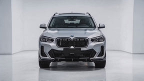 For 2017-2024 BMW X3 G01 - Double Grille with LED - Gloss Black NexaNovo