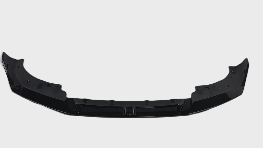 Side profile of a BMW G23 4 Series with an installed NaxaNovo VTEN front lip.

