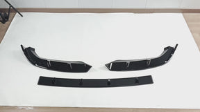 Front Bumper Lip Splitter For BMW G09 XM Gloss Black (2023-2026) NexaNovo