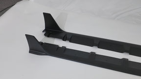 Fits 2015-2021 Subaru WRX Black Side Skirt Splitter With Winglet