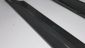 Side Skirt Splitter For BMW X7 Double Real Carbon Fiber (2019-2022)