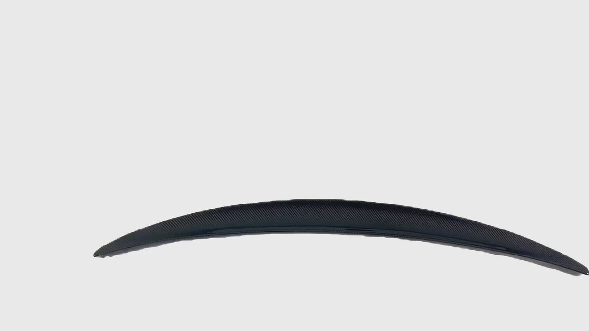 2020 Audi A4 S4 Sleek Carbon Fiber Rear Trunk Lip Spoiler by NexaNovo
