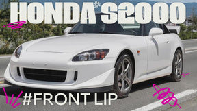 CR Style Front Bumper Lower Lip Spoiler For 2004-2009 Honda S2000 AP2 NexaNovo