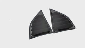 Side Quarter Window Louver Sun Shade Cover For Dodge Challenger (2015-2023) NexaNovo