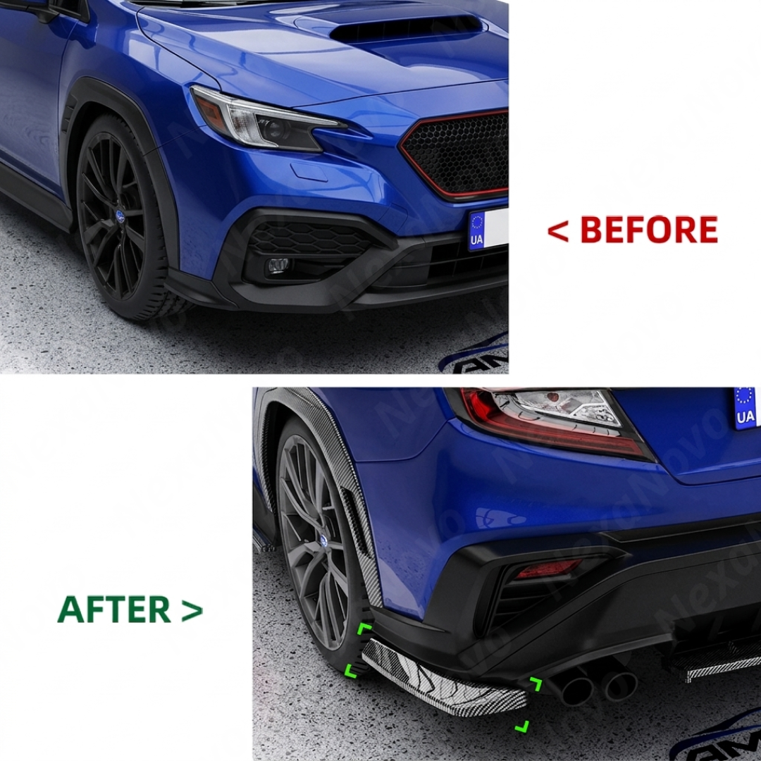 2022+ Subaru WRX VB - Rear Bumper Spat Aprons