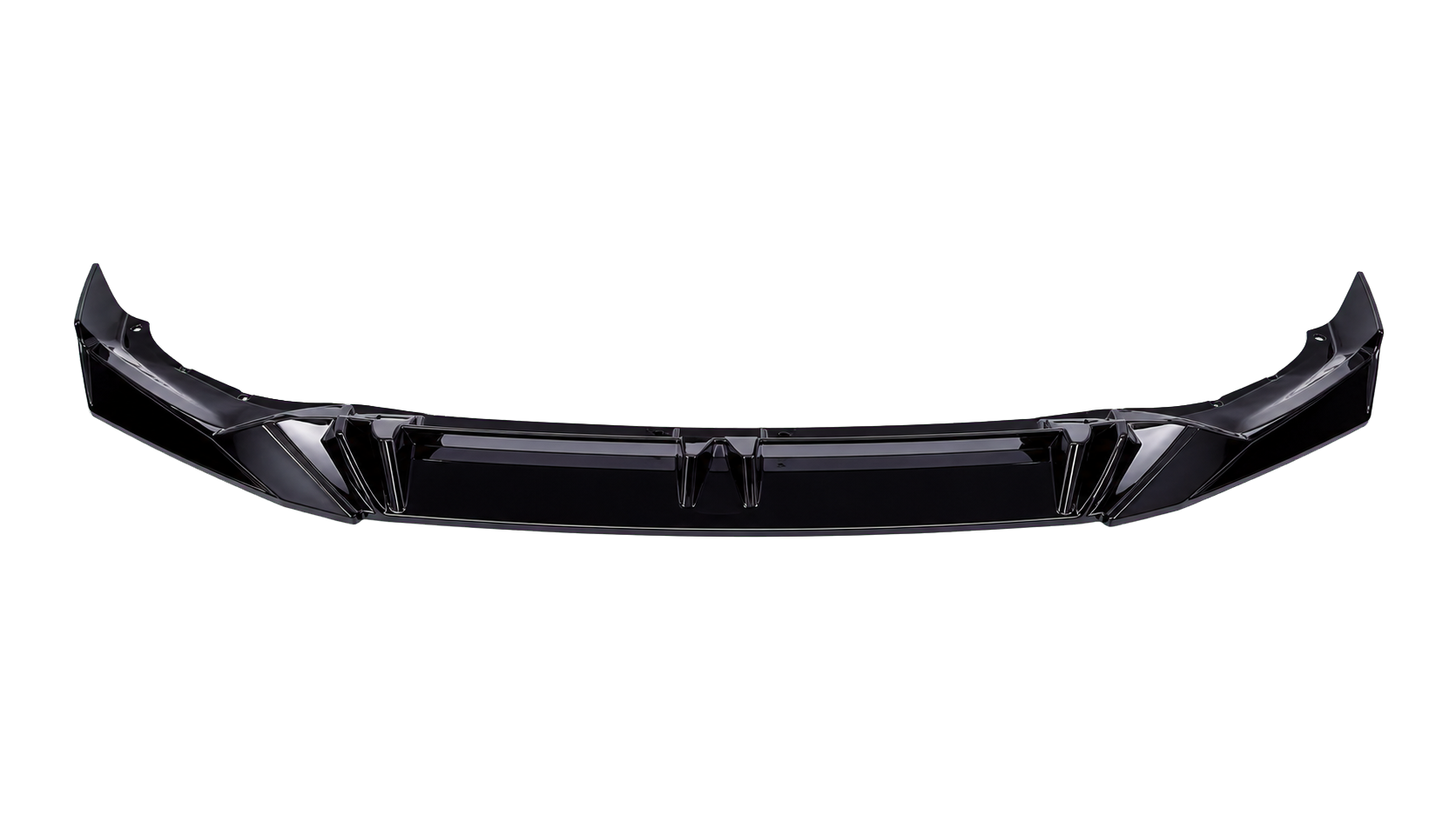 Gloss black BMW X5 G05 LCI front lip extension product render